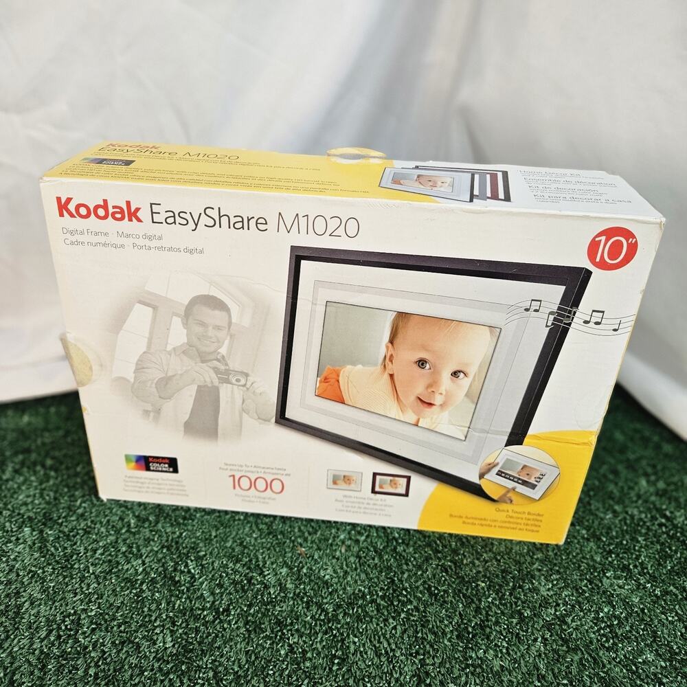 Kodak EasyShare M1020 10” Digital Picture Frame 128MB LCD Photo Video
